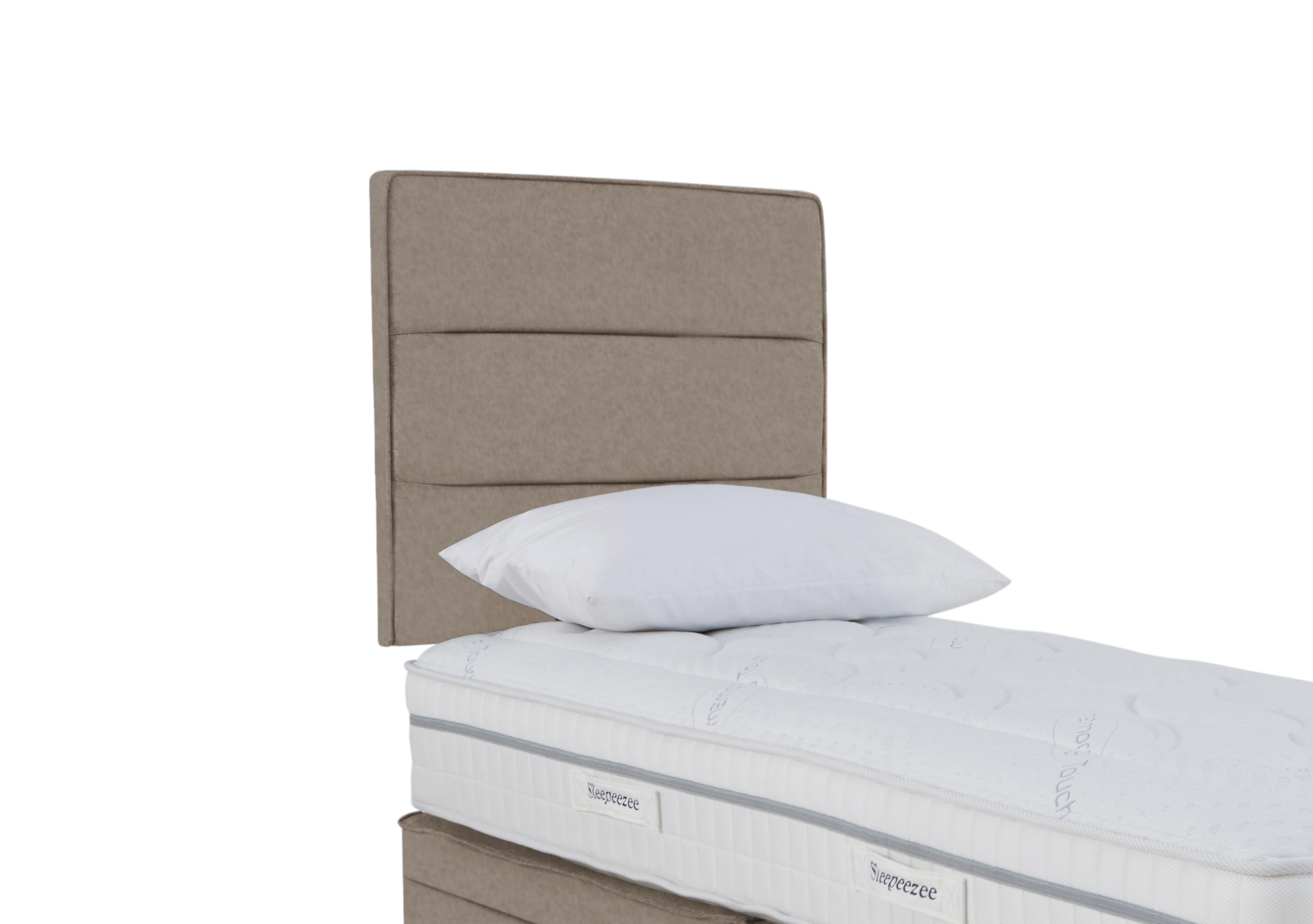 Jack Strutted Headboard in Joshua Latte on Furniture Village